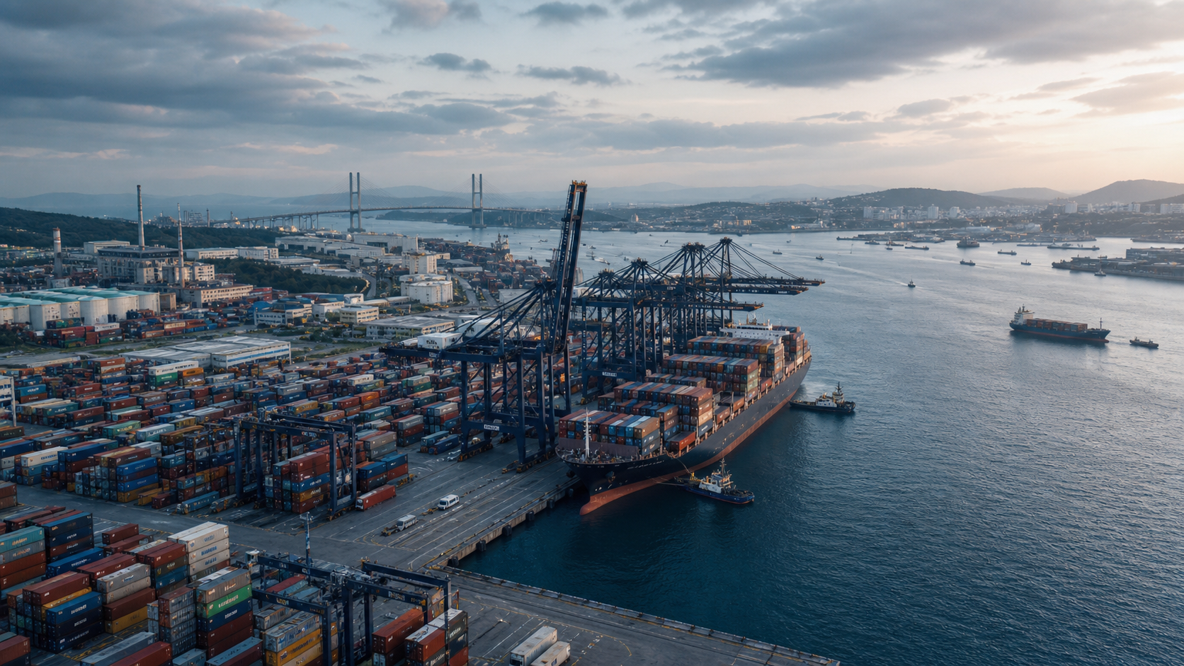 Port connecting regional trade and logistics